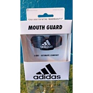 Adidas Sleek Ultimate Comfort Protective Black Mouth Guard One Size Fits All